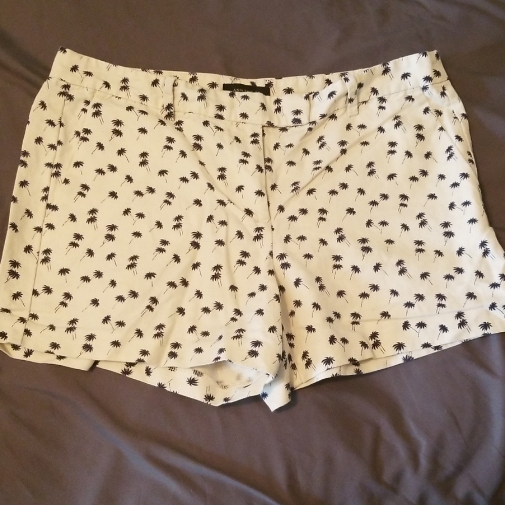 Ann Taylor palm tree shorts